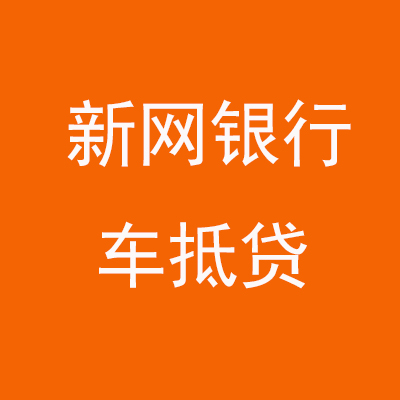 潮南新网银行车抵贷